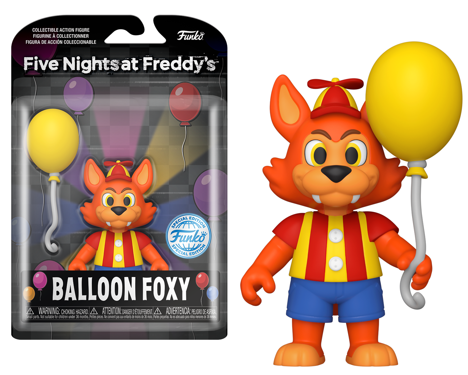 FNAF SECURITY BREACH - Balloon Foxy - Action Figure POP 12.5cm_IMAGE_1